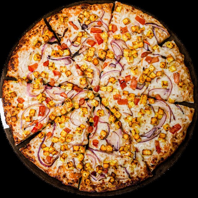 Tikka Paneer Pizza.