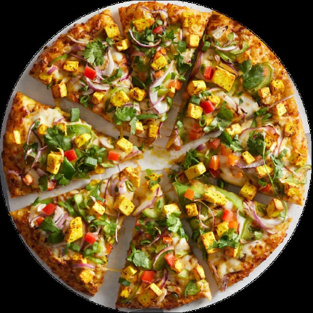 Chili Paneer Pizza.